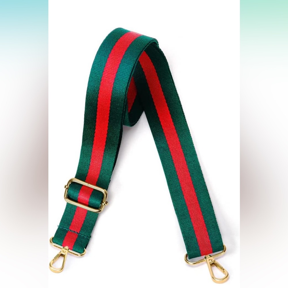 Green and red strap
